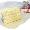 CHENGZI Thickened picnic mat outdoor lawn camping portable (Yellow)
