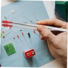 ORFOFE Tweezers with Soft Rubber Tips Craft Tweezers for Stamps