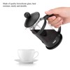 Portable Stainless Steel Glass Cafetiere French Press Maker Home Office