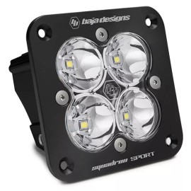 Baja Designs Squadron Sport Work/Scene Pattern Black Flush Mount LED Light Pod