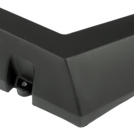 HECASA Fender Flare Rear Left Compatible with 2009-2017 Polaris RZR S 800/ RZR 4 800/ RZR 570 S/RZR 800 Mud Flap Guard Replacement for 5437661-070 Plastic Black