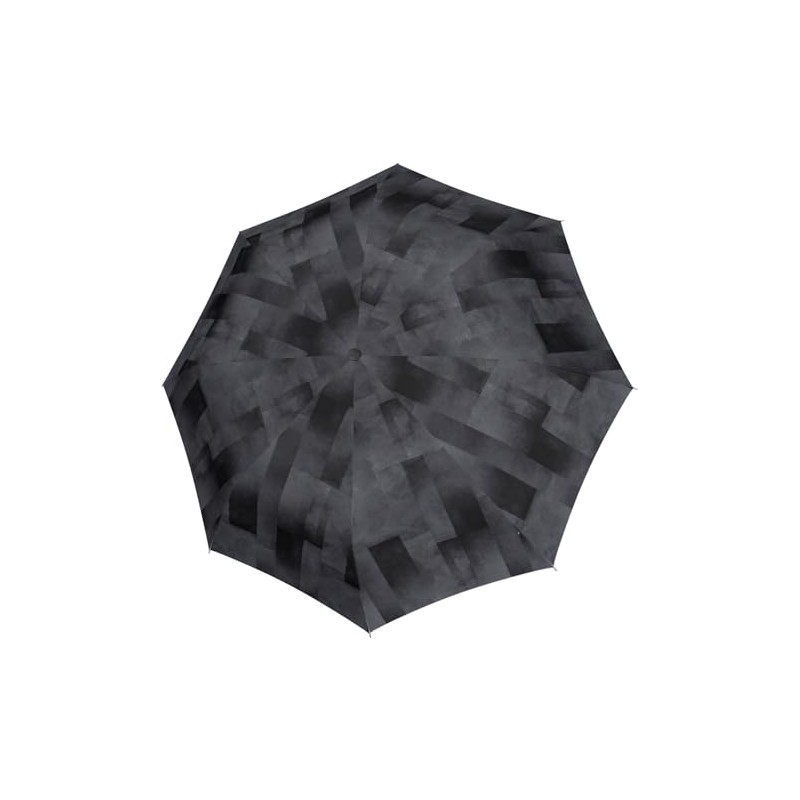 Knirps T.260 Medium Duomatic Crook Handle Clear Stone, Clear Stone