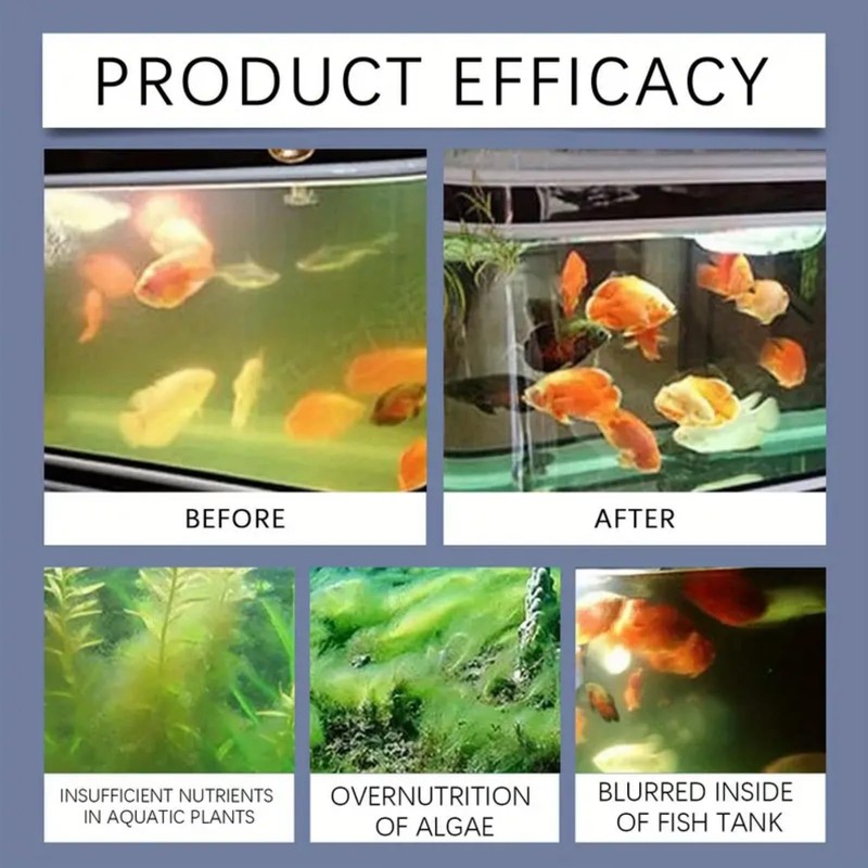 3PCS Powerful Aquarium Water Purification Tablet,Fast Water Purification,Portable Aqua Water