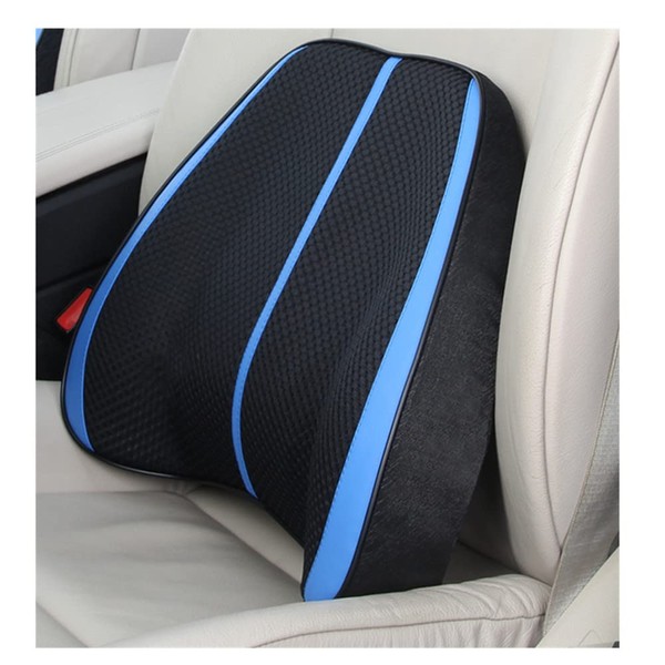 HUARXUNEG Comfortable Lumbar Support Pillow with mesh Cover, 100% Memory