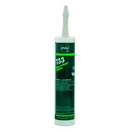 Glass & Metal Sealant, 10.1 oz, Cartridge, Gray, Silicone Elastomer Base, Mfr: 99179264-A