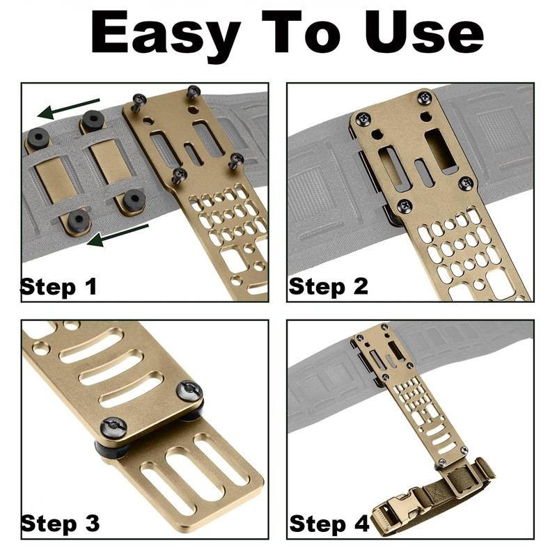 Drop Leg Holster Adapter Duty Belt Accessories for QLS Kit,Adjustable