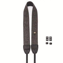 THREE RABBITS Camera Strap, Shoulder Strap, Bohemian Style, Adjustable Length, Stylish SLR Neck Strap, boho style-black