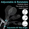 Shower Head Holder All Metal, Brass Adjustable Shower arm Bracket
