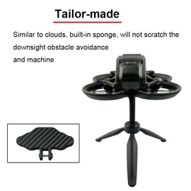 ZWLLKJGS Desktop Tripod Display Stand for DJI Avata FPV Flying Drone Tool-less Installation Stable Display Mount DJI FPV Accessories (Black)