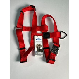 Petmate Deluxe Signature Large Dog Harness Red 1in x 28-36in Dogs up to 90lbs