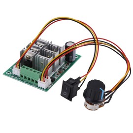 DC5-36V 15A 3 Phase Brushless Motor Speed Controller Fence Type Clamp Support Motor CW CCW Reversible Switch with Adjustable Potentiometer 3.15 x 2.36 x 1.1 Inch Brushless Motor Regulator