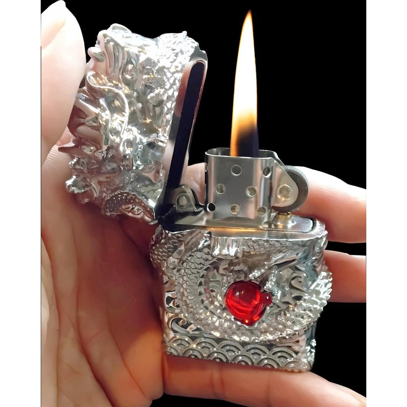 huaben Dragon Lighter Premium Kerosene Soft Flame Lighter with Adjustable