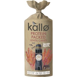Kallo Protein Packed Lentil Cakes 100g (Pack of 24)