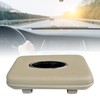 Car Tissue Holder Decorative Leather Container Visor Hanging Box for