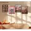 Pink Halloween Gothic Skull Wall Decor, 8x10 Set of 4
