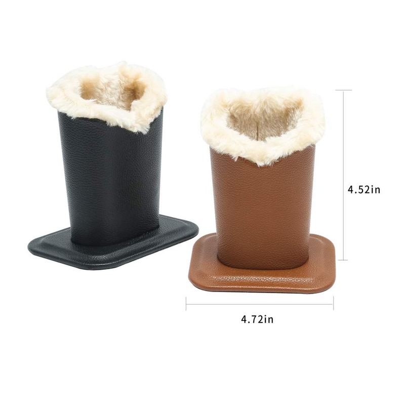 Siveit Eyeglass Holders, PU Leather Eyeglass Holder Stands with Soft