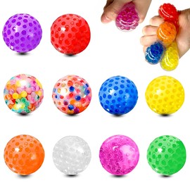MLRUQRX 10 Pezzi Palline Antistress Squishy - Regalini Fine Festa Compleanno e Gadget Compleanno Bambini, Taba Squishy e Pallina Antistress Mano Terapia per Adulti