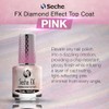 Seche Top Coat Efecto Diamante Pink 14.8ml