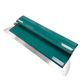 WYXDSDEV Drywall Skimming Blade 16 inch Green, 0.4mm Stainless Steel Blade, Smoothing and Knockdown Drywall Trowel for Working Area Wall Decoration