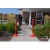 Mr. Chain Heavy Duty Plastic Barrier Chain, Red, 2-Inch Link