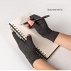 BrightGlow 2 Pairs Arthritis Compression Gloves Cycling Gloves Fingerless Padded