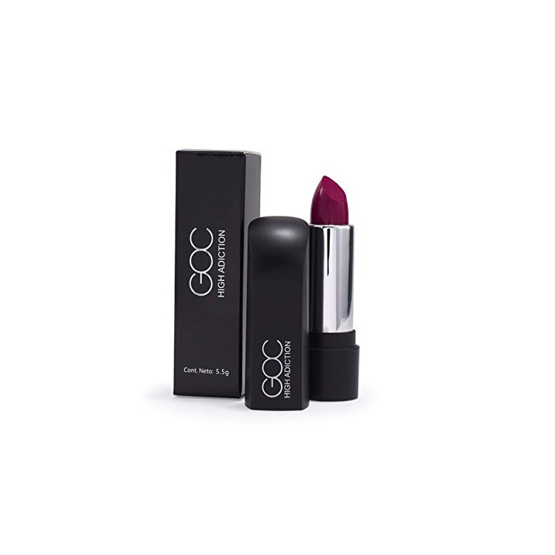 GOC, Labial mate, Lipstick High Adiction, Textura Suave, Larga duración,