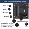 CNAHIWO Solar Sconce Lights Outdoor, Motion Sensor, Dimmable Up and