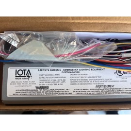 IOTA NEW IOTA I-40 I40 2658CH EMERGENCY LIGHTING BALLAST TBTS SERIES D 120/277VAC