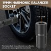 weyleity 19mm Harmonic Balancer Socket & 50mm Crankshaft Pulley Wrench