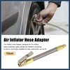INFINAUTO 2pcs 10cm Car Tire Air Inflator Hose Adapter Extension