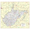 Cool Owl Maps West Virginia State Wall Map Large Print