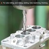 sourcing map 2pcs Ball Nose End Mill 4mm Diameter 17mm