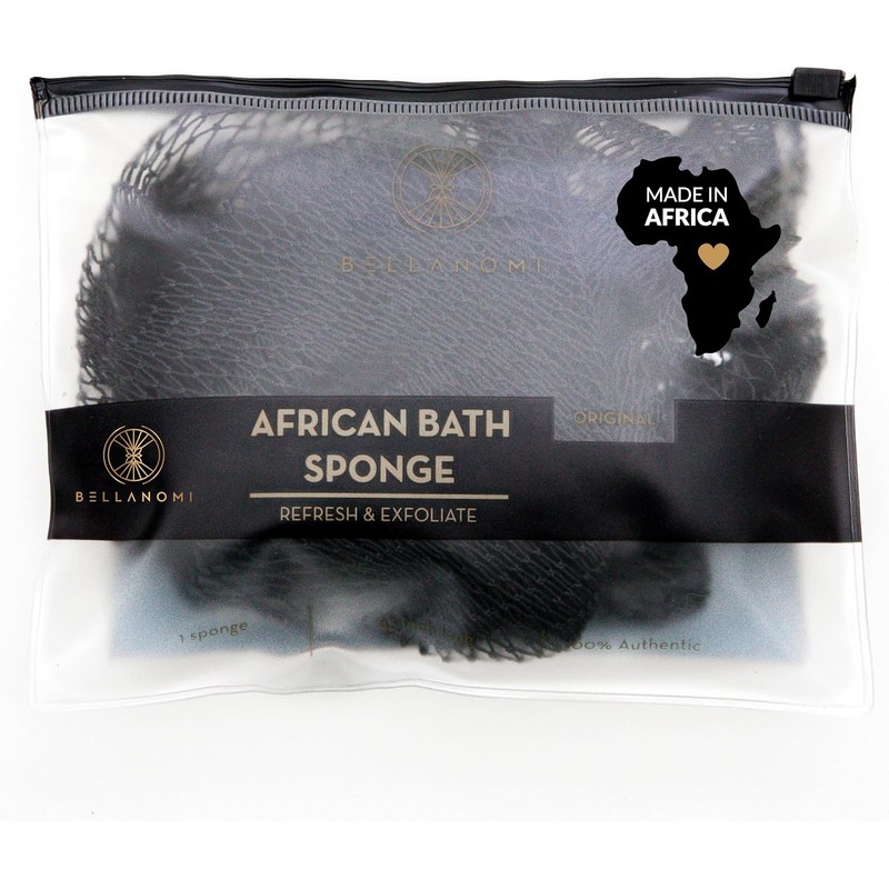 Esponja Exfoliante Africana Bellanomi – Limpieza Profunda y Piel Suave