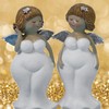 Pommerntraum ® Set of 2 decorative figures, collectible figures, guardian