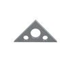 T Tulead 45 Degree Aluminum Alloy Ruler Triangle Woodworking Square
