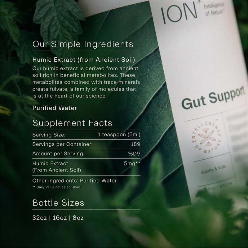 ION Biome - ION Gut 473ml - All Natural Food
