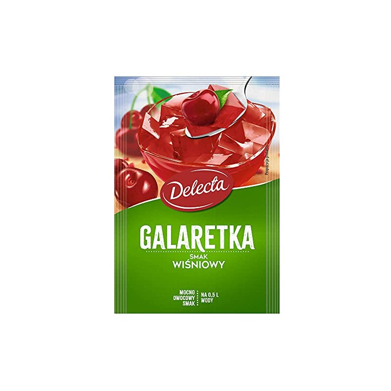 Delecta Jelly cherry taste - 70 g