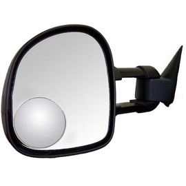 ESreake 2PCS Large Stick-on Convex Blind Spot Mirror, 3.75" HD Glass Big Round Convex Rear View Mirror, Strong Adhesive for Car, Van, SUV and Trucks (3-3/4"(95mm), Frameless)