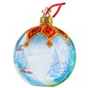 Christmas Pop Up Ball Card; Hanging Xmas Tree Decoration Glitter