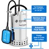 FOTING Full 304 Stainless Steel Sump Pump with Float Switch