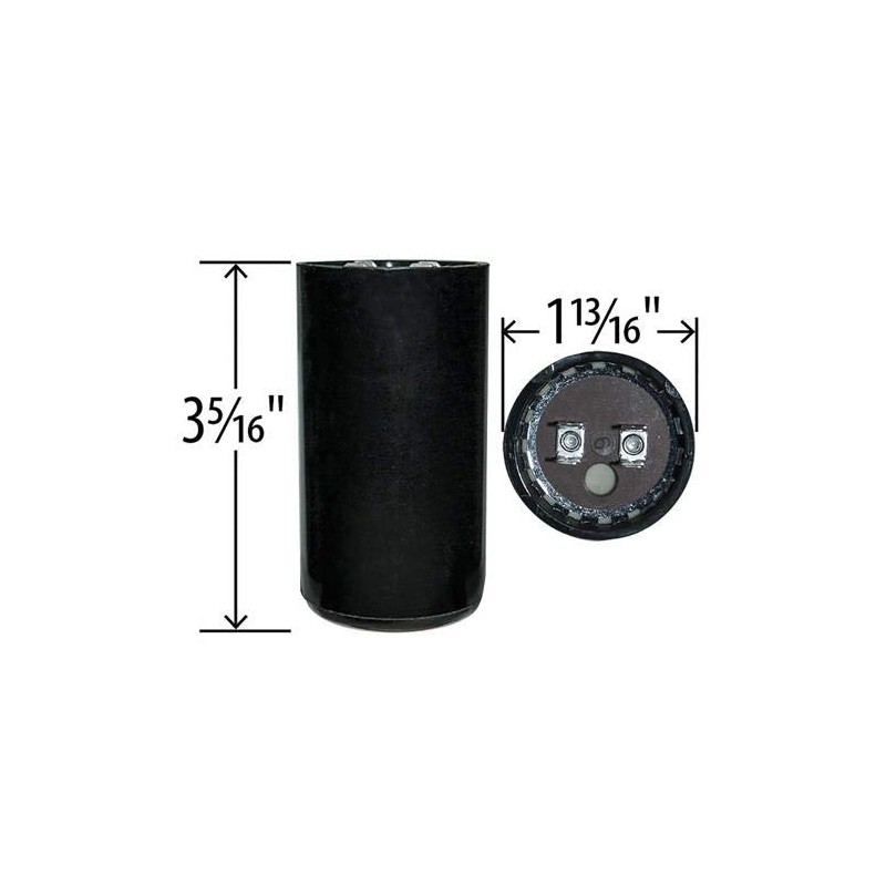 72-88 uF x 220 250 VAC - BMI/USA Start Capacitor