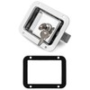 QWORK Travel Trailer Lock, 2 Pack, Stainless Steel Flush Mount
