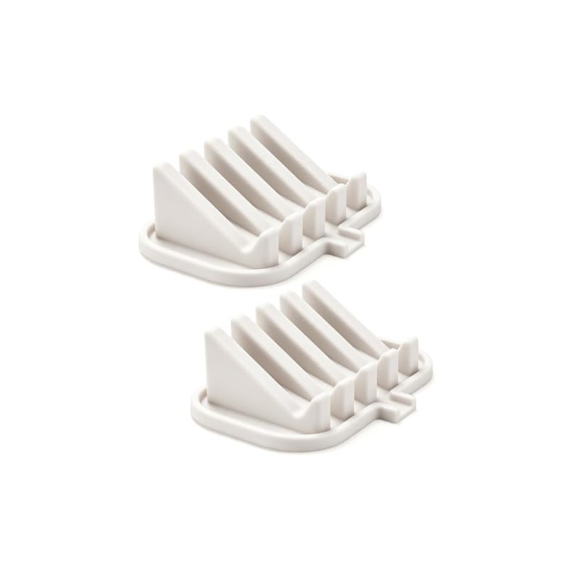 Jabonera de silicona para ducha con autodrenaje (2, blanco)