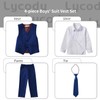 Lycody - Conjunto de chaleco formal para niños, traje de