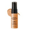 Matte Liquid Foundation Concealer Waterproof Sweat Proof Long Lasting Full Coverage Makeup Lightweight Buildable Blendable Natural Finish Dark Nude One Size
