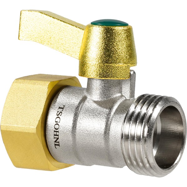 TSGOHNL 2-pack Garden Hose Connector with Shut Off Valve, Heavy
