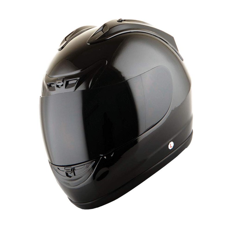 1Storm New Motorcycle Bike Full Face Helmet JH901 Glossy Black