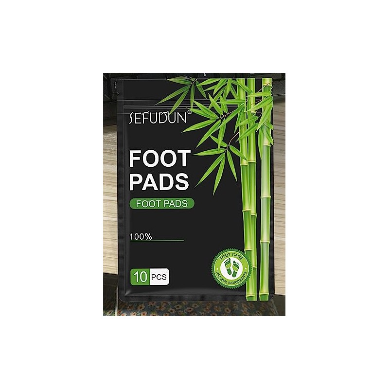 50PCS Foot Pads, Natural Bamboo Vinegar Ginger Powder Foot Pads