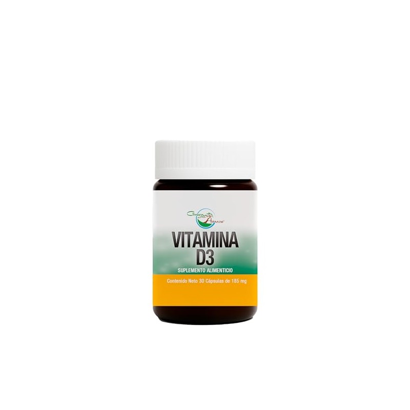 Green house, VITAMINA D3, 30 cápuslas, vitaminas, 10mcg. Suplementos Alimenticios.