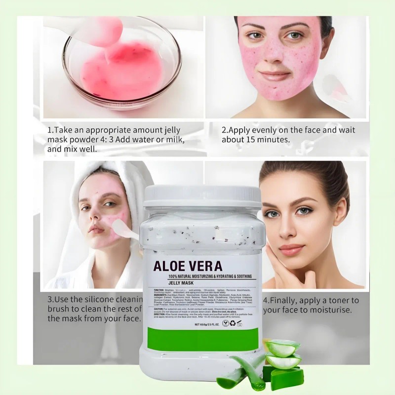 🔥 Jelly mask mascarilla hidroplástica 650g piel todo tipo Vitaminas